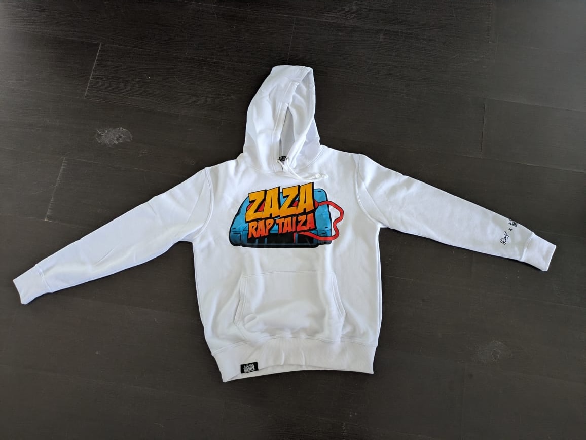 Sweat Blanc Zaza Rap Taiza